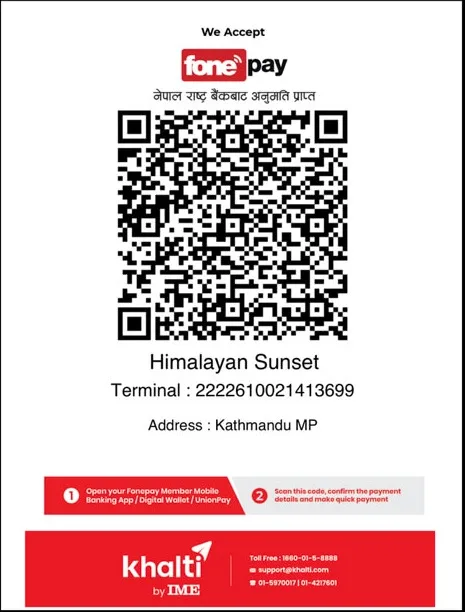 Payment QR code